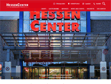 Tablet Screenshot of hessen-center-frankfurt.de